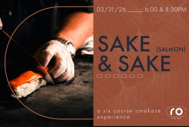Sake (salmon) & Sake: Omakase Dinner at RO Hyde Park