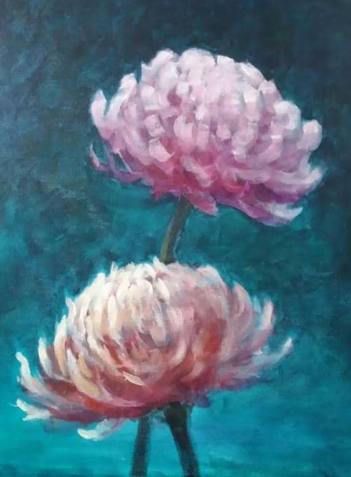 Tampa Paint Night – Pretty Peonies